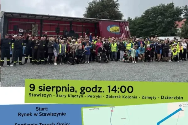 Rajd Trzech Gmin 2026: Start w Stawiszynie, meta w Dzierzbinie