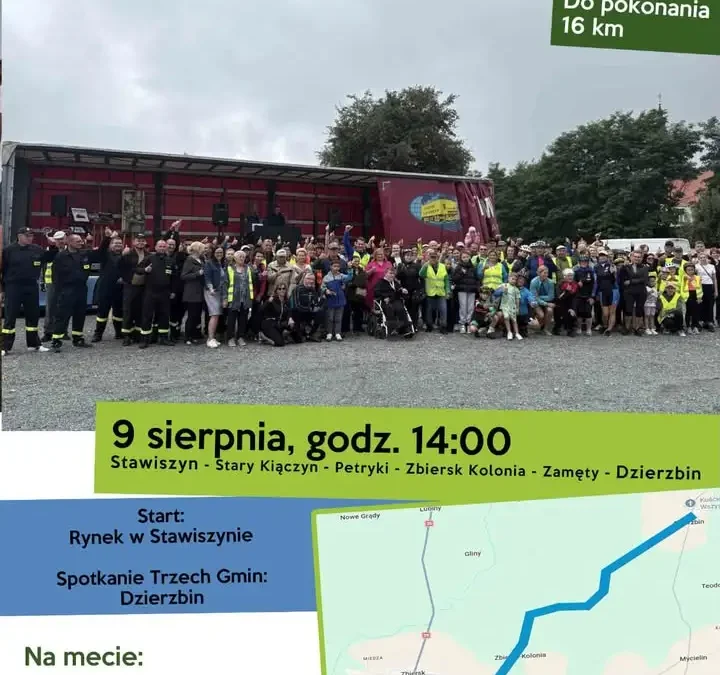 Rajd Trzech Gmin 2026: Start w Stawiszynie, meta w Dzierzbinie