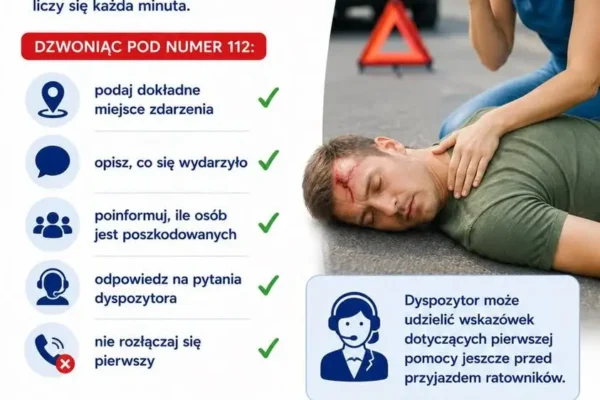 Jak prawidłowo wezwać pomoc? Szpital Kalisz przypomina zasady