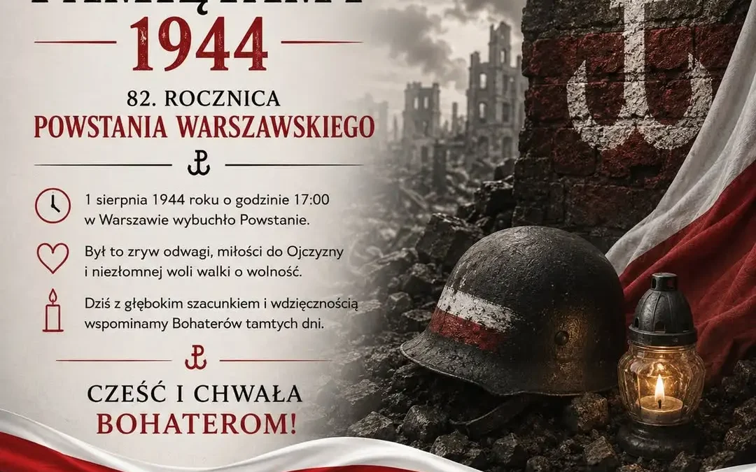 1 sierpnia: Godzina 'W’ – pamiętamy o bohaterach Powstania Warszawskiego