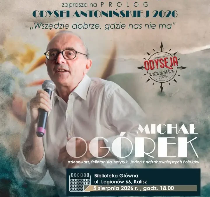 Spotkanie z Michałem Ogórkiem w Kaliszu – już jutro w bibliotece