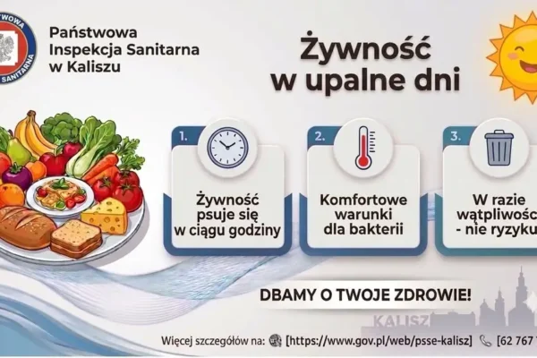 Upały a bezpieczeństwo żywności – jak nie dać się zatruciu?