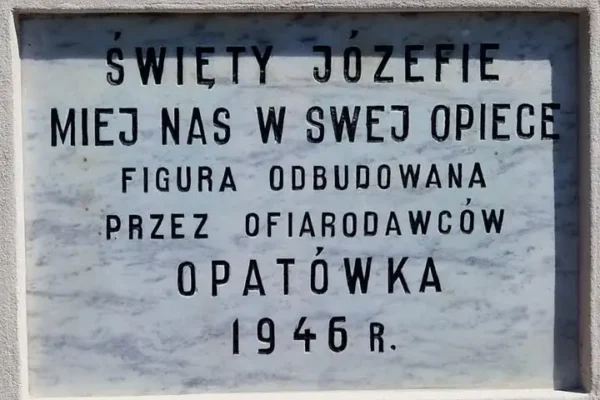 Kapliczka św. Józefa w Opatówku odnowiona – koszt prawie 50 tys. zł