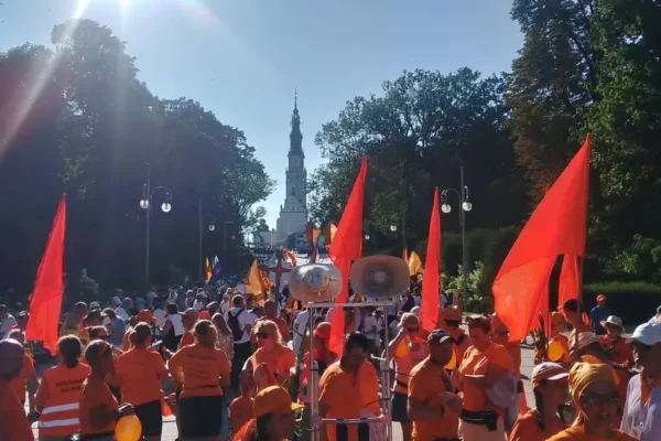 Pątnicy z Kaliskiego dotarli na Jasną Górę po trudach pielgrzymki
