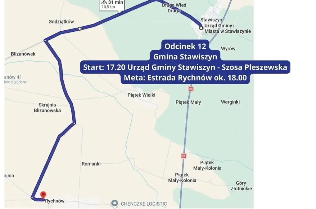 Dożynkowy Objazd Powiatu Kaliskiego – kolarska sztafeta promująca Święto Plonów