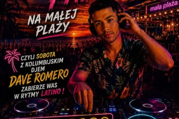 Latino Party na Małej Plaży w Szałem – DJ Dave Romero zagra w sobotę