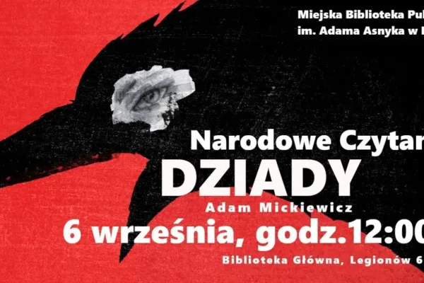 Narodowe Czytanie 2026 w Kaliszu: „Dziady” Mickiewicza w Bibliotece Głównej