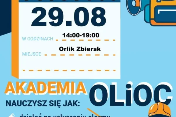 Krajowy Trening Reagowania w Zbiersku – 29 sierpnia na Orliku
