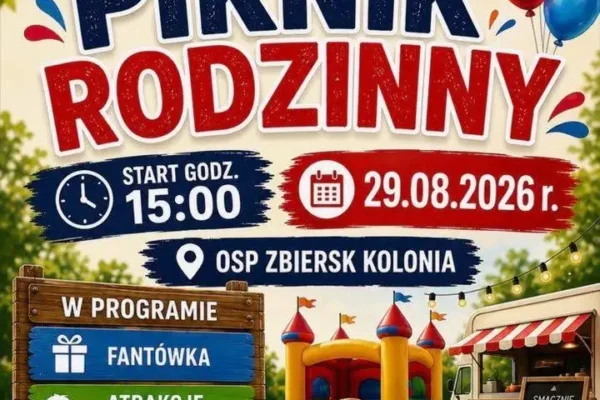 Piknik Rodzinny w Zbiersku – zaproszenie na sobotnie popołudnie
