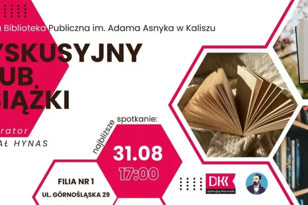 Dziś w Kaliszu: spotkanie DKK „Dialogi Literackie” wokół „Dżentelmena w Moskwie”
