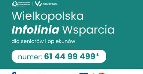 Seniorzy z Wielkopolski mogą korzystać z bezpłatnej infolinii wsparcia