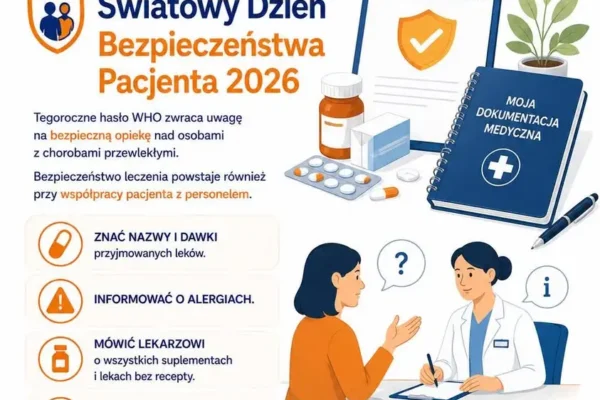 Światowy Dzień Bezpieczeństwa Pacjenta 2026 – Szpital Kalisz przypomina o kluczowej roli komunikacji