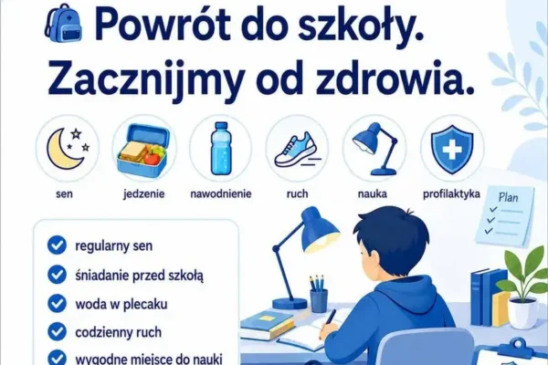 Zdrowy powrót do szkoły – porady dla rodziców od Szpitala w Kaliszu