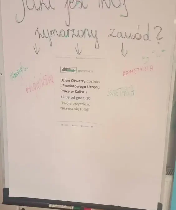 Cosinus Kalisz zorganizował strefę doradztwa zawodowego z PUP Kalisz