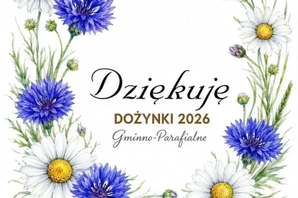 Dożynki Gminno-Parafialne w Koźminku – podziękowania dla rolników i mieszkańców