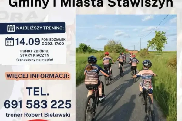 Stawiszyn: nabór do szkółki kolarskiej – trening otwarty dla dzieci i młodzieży