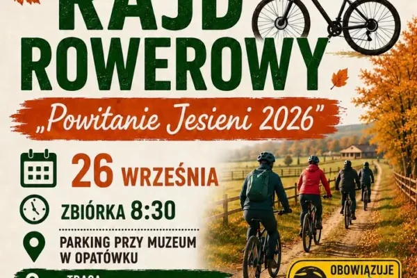 Profilaktyczny Rajd Rowerowy „Powitanie Jesieni 2026” w Opatówku