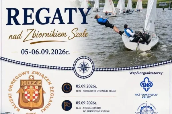 Regaty na zbiorniku Szałe: Gmina Opatówek zaprasza na mistrzostwa żeglarskie