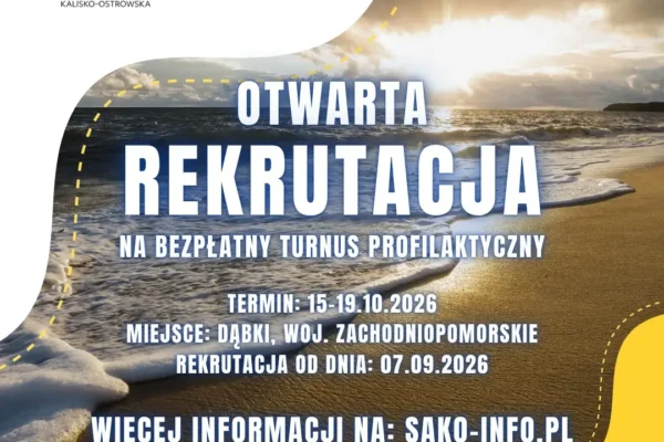Bezpłatny turnus profilaktyczny w Dąbkach dla osób 50+ – rusza rekrutacja