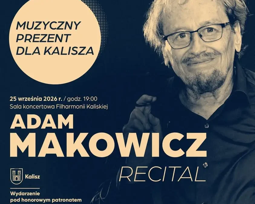 Adam Makowicz wystąpi w Kaliszu. Recital fortepianowy już 25 września