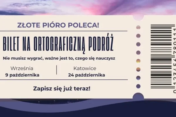 Złote Pióro poleca dyktanda: Września i Katowice czekają na śmiałków