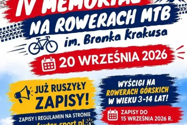 Zapisy na Memoriał Bronka Krakusa tylko do 15 września