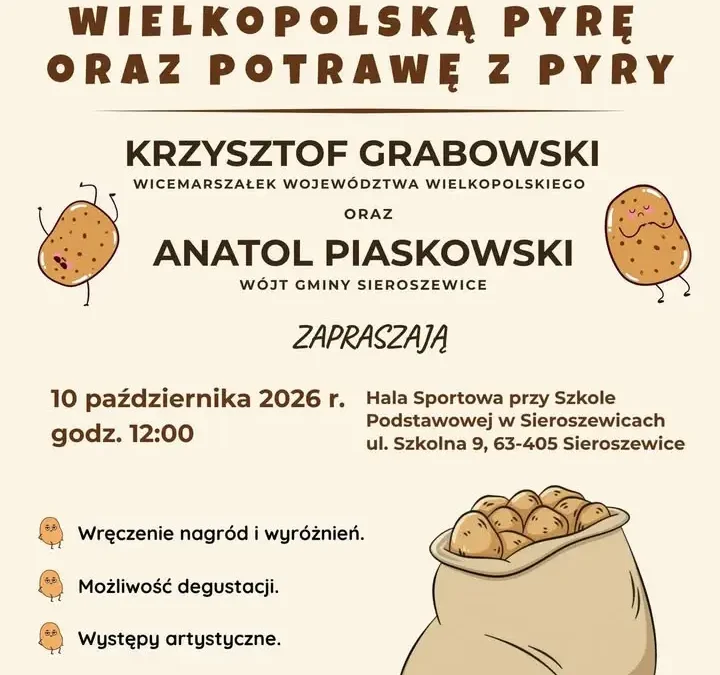 Konkurs na największą wielkopolską pyrę – KGW mogą zgłaszać się do 2 października