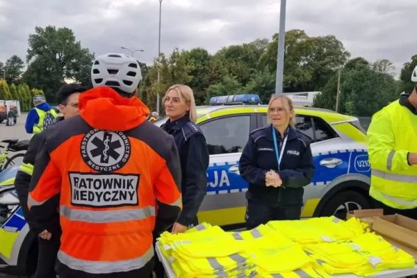 10. Rajd rowerowy w Kaliszu – bezpieczeństwo w kasku i odblasku