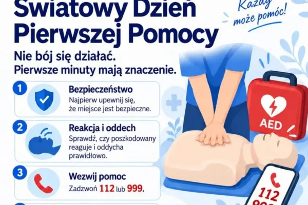 Światowy Dzień Pierwszej Pomocy – jak reagować, gdy liczą się sekundy?