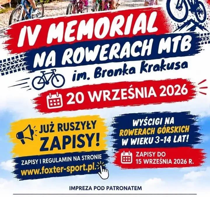 IV Memoriał „Na Rowerach MTB im. Bronka Krakusa” – ostatnie dni zapisów