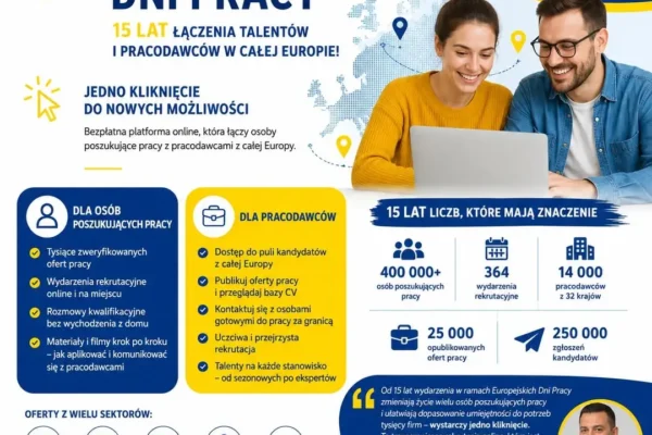 Europejskie Dni Pracy 2026 – trwa kampania EURES. Jak wziąć udział?