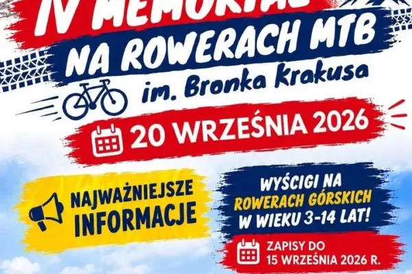 IV Memoriał Bronka Krakusa na rowerach MTB – w niedzielę zawody w Tłokini Kościelnej i Nędzerzewie