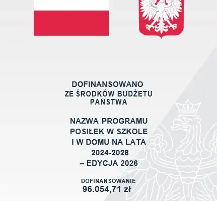 Gmina Opatówek z dotacją 96 tys. zł na program „Posiłek w szkole i w domu”
