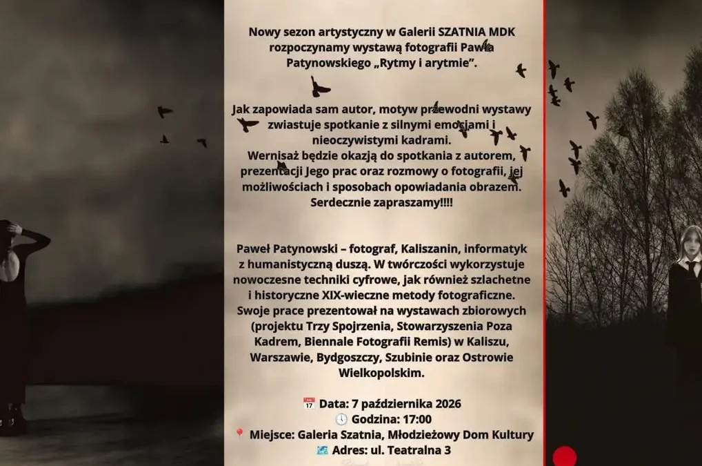 Kalisz: nowy sezon w Galerii SZATNIA startuje wystawą „Rytmy i arytmie”