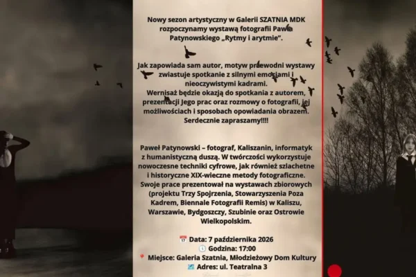 Kalisz: nowy sezon w Galerii SZATNIA startuje wystawą „Rytmy i arytmie”