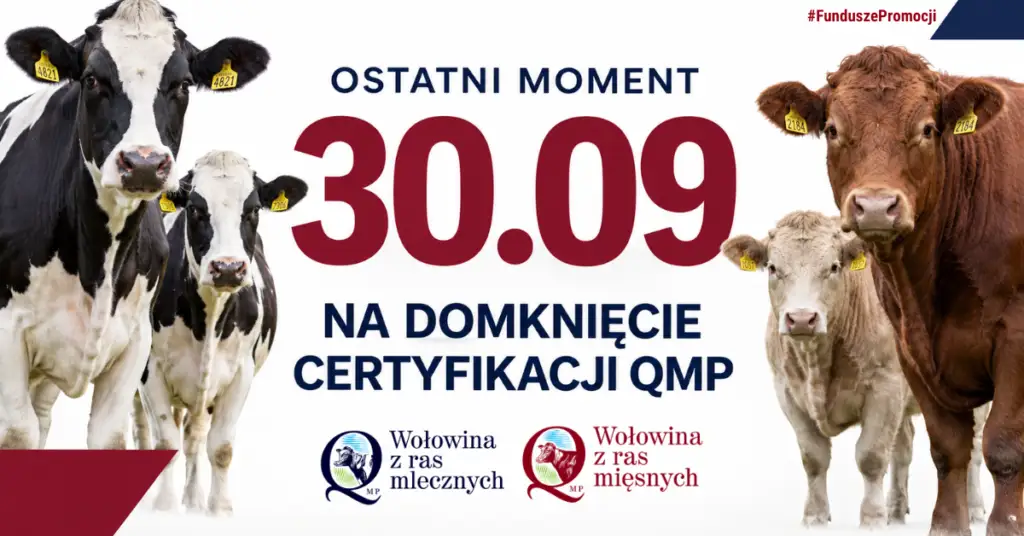 Certyfikat QMP — rolnicy mają czas tylko do 30 września 2026 r.