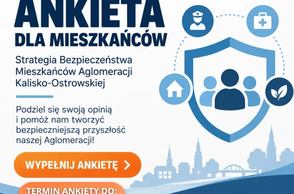 Mieszkańcy decydują o bezpieczeństwie w Aglomeracji Kalisko-Ostrowskiej