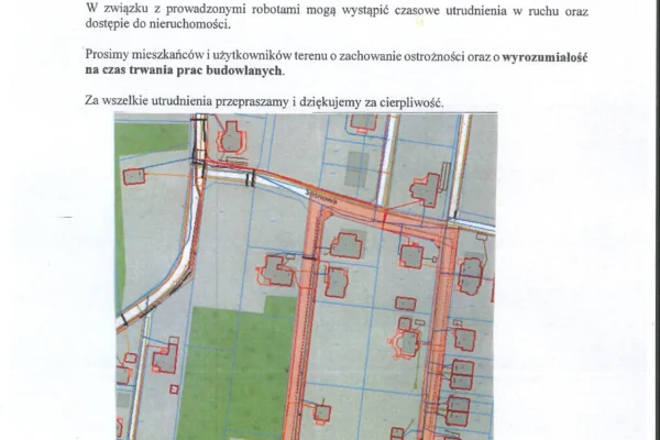 Budowa kanalizacji w Wolicy – możliwe utrudnienia dla mieszkańców