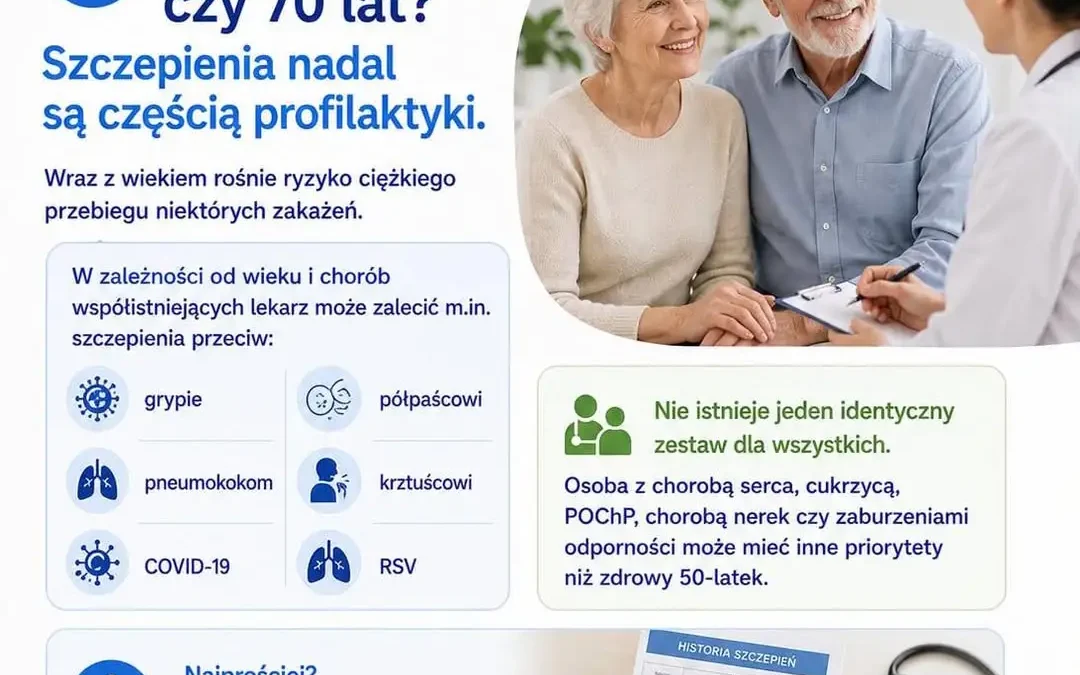 Szczepienia dla seniorów — co warto wiedzieć po 60. roku życia?