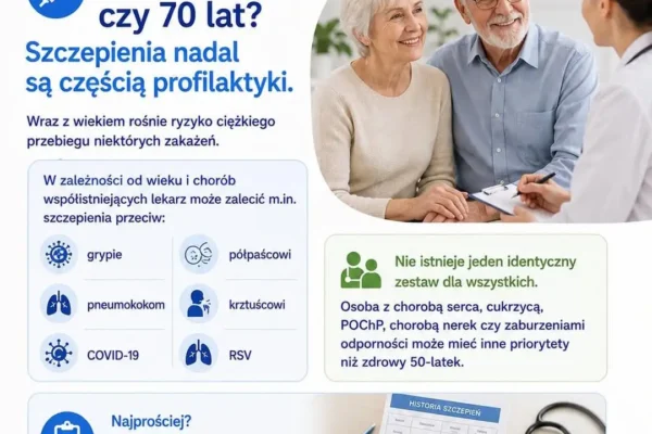 Szczepienia dla seniorów — co warto wiedzieć po 60. roku życia?