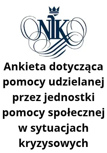 NIK bada pomoc społeczną w sytuacjach kryzysowych – trwa ogólnopolska kontrola