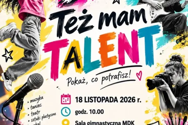 „Też mam TALENT” – dziewiąta edycja konkursu dla dzieci i młodzieży z Kalisza