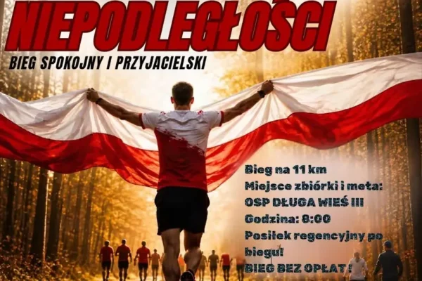 I Bieg Niepodległości w Długiej Wsi – 11 km leśnych ścieżek i wspólne świętowanie