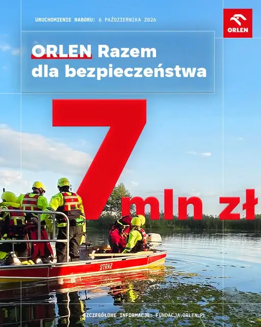 Program grantowy ORLEN „Razem dla bezpieczeństwa” – nawet 50 tys. zł dla OSP i organizacji ratowniczych