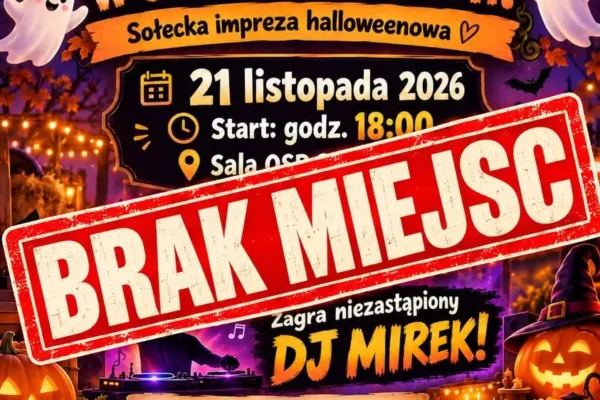 Halloween w Szczytnikach: brak miejsc na sołecką imprezę