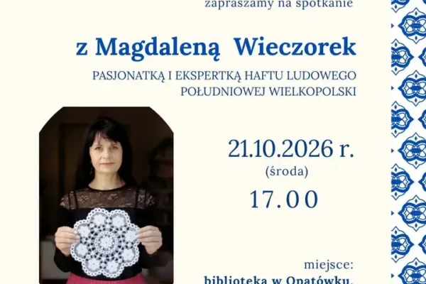 Makatki kuchenne w bibliotece w Gminie Koźminek – spotkanie z Magdaleną Wieczorek