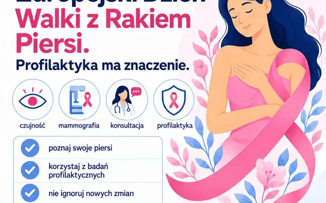 Europejski Dzień Walki z Rakiem Piersi – profilaktyka ratuje życie
