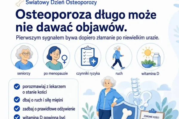 Światowy Dzień Osteoporozy: zadbaj o kości, zanim złamanie da o sobie znać