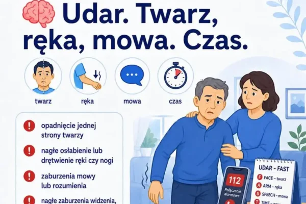 Udar mózgu – nie czekaj! Szpital w Kaliszu przypomina o kluczowych objawach