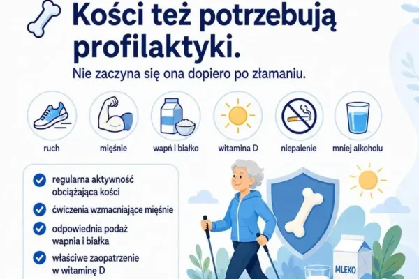 Szpital Kalisz przypomina: o kości trzeba dbać przez całe życie, nie dopiero po złamaniu